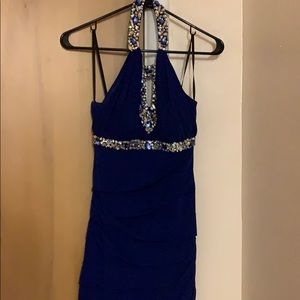 Blue Homecoming Dress